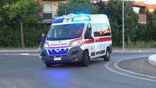 NewAmbulanza CRI Cesenatico in emergenza  Italian Red Cross ambulance in emergency [upl. by Eznyl]