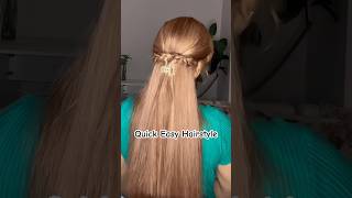 Quick Easy Hairstyle For MediumLong Hair ✨🤎hairtok hairstyles hair shorts short [upl. by Eiser]