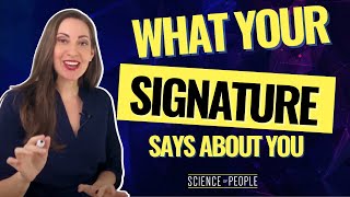 What Your Signature Says About Your Personality [upl. by Gabriello]