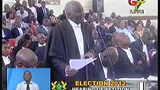 Final Address by Counsel for 3rd Respondent Tsatsu Tsikata  2012 Election Petition Hearing 7813 [upl. by Yrtsed748]