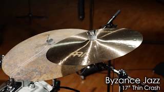 Meinl Cymbals B17JTC Byzance 17quot Jazz Thin Crash Cymbal [upl. by Nylac348]