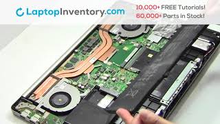 How to replace Laptop Solid State Drive Asus VivoBook N580V Fix Install Repair SSD M580V X580VD [upl. by Doloritas]