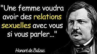 Citations Inoubliables de Honoré de Balzac  Citations  Aphorisme [upl. by Aniez68]