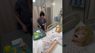 Urinary Catheter Irrigation Nursing Skills Lab [upl. by Freddy403]