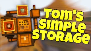 Minecraft Toms Simple Storage  Complete Guide [upl. by Rolecnahc]