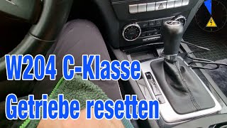 Mercedes C Klasse W204 Getriebe resetten zurücksetzen Schaltpunkte 7G Tronic 5G [upl. by Greyson334]