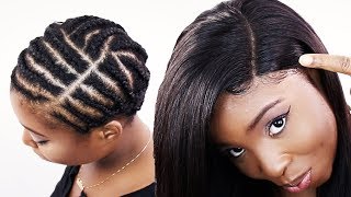 1 HOUR SEW IN Side Part Sew In With Closure Tutorial  Wondess Hair [upl. by Yorle]