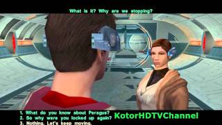 Kotor 2 TSL RCM 17 Walkthrough part 6  Familiar Quarter  Light Side Female [upl. by Anasiul]