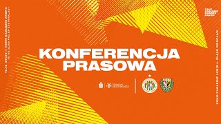 KGHM Zagłębie Lubin  Śląsk Wrocław 12  Konferencja prasowa [upl. by Arley]