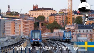 Stockholms Tunnelbana Gröna linjen i Gamla Stan [upl. by Nnylacissej170]