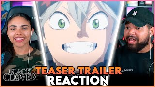 FINALLY SOME MORE BLACK CLOVER  Official Movie Teaser Trailer Reaction [upl. by Vivi]