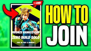 How to Join Tournaments in Fortnite 2024  Full Guide [upl. by Airaet338]