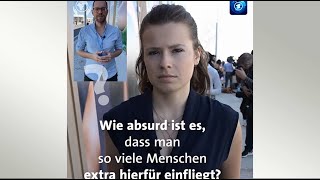 Drei Fragen an Luisa Neubauer tagesschau cop27 klimawandel [upl. by Ahsart]