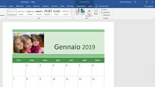 Come creare un calendario con Word [upl. by Shah]