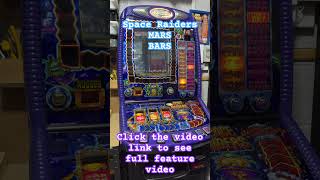 MARS BARS Barcrest Space Raiders Fruit Machine Side Features [upl. by Eidnac]