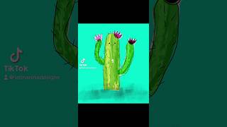 No 7 Cactus procreate art drawingprocess cactus artmakersclub Lisa Bardot Procreate [upl. by Amapuna]