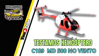 VOANDO HELICOPTERO C189 MD 500 NO VENTO [upl. by Pickford]