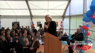 Meeting de Marine Le Pen et Gilles Lebreton en Mayenne [upl. by Annig723]