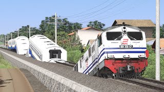 Kereta Api Menyelam di Rel [upl. by Ellehcal689]