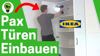 IKEA Pax Türen Einbauen amp Einstellen ✅ GENIALE ANLEITUNG Wie Tür am Pax Kleiderschrank Justieren [upl. by Ailama]