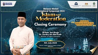 Closing Ceremony Malaysia Madani International Symposium 2024 [upl. by Halak]