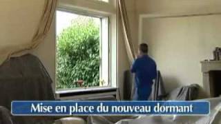 PVC FRANCE AK5 POSE EQUIPE Installation dune fenêtre flv [upl. by Nalyt]