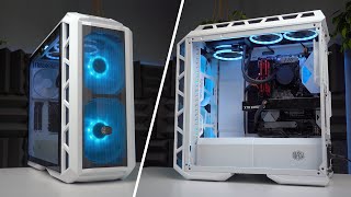 BEST AIRFLOW PC Case Fixes High Temps  COOLER MASTER H500M Review [upl. by Barty]