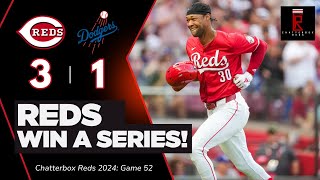 Cincinnati Reds FINALLY WIN A SERIES Hunter Greene Dominant vs LA Dodgers  CBox Reds  Game 52 [upl. by Paresh814]