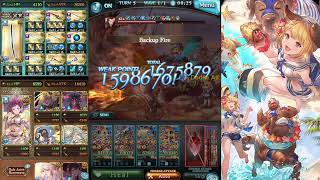 Granblue Fantasy Team Showcase  Water Kengo team バルトアンデルス [upl. by Ekrub]