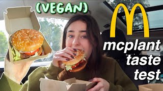 MCDONALDS MCPLANT TASTE TEST [upl. by Yenaled]