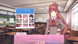 Monika Cant Solve A CAPTCHA A DDLC Fan Mod [upl. by Dulce]