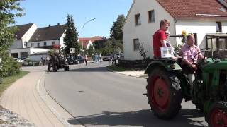 Historische Deutz Traktoren Rundfahrt in Thannhausen bei Freystatdt [upl. by Ynolem492]