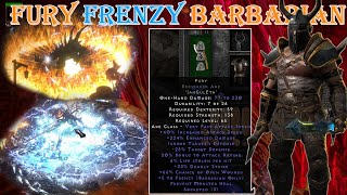 Diablo II Resurrected  Fury Frenzy Barbarian Build Uber Tristram [upl. by Peckham572]