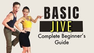 Basic JIVE Top Ten STEPS amp ROUTINE [upl. by Airdnaz169]