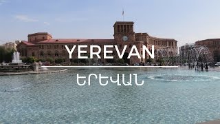 YEREVAN Armenia Top sights and attractions of the quotPink Cityquot 2016 [upl. by Airpac]