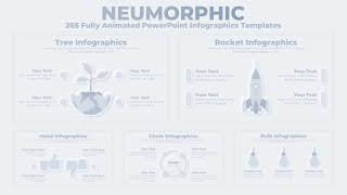 Animated Neumorphic PowerPoint Presentation Bundle [upl. by Anilat]