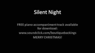 Silent Night  Christmas Backing Track [upl. by O'Toole]