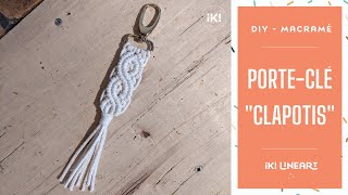 Tuto porteclés en macramé quotClapotisquot débutant  DIY Macramé France [upl. by Letram890]