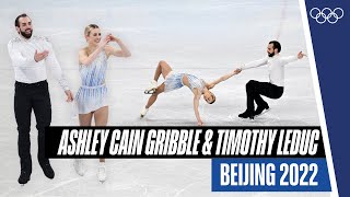 Ashley Cain Gribble and Timothy LeDuc skate to The White Crow at Beijing 2022 [upl. by Laundes800]