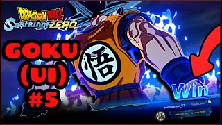 GOKU UI Winning With Every Character In DRAGONBALL SPARKING ZERO RANKED 5 [upl. by Rudolph]