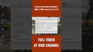 Review Construction Machinery MPDr amp MPDr Security 312 amp 36  OBDSERVICE [upl. by Higginbotham]