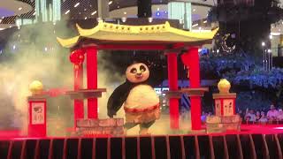 Kung Fu Panda’s Po amp Tigress  Warriors of the Awesomeness  Mall of Qatar  4K [upl. by Llehsar]