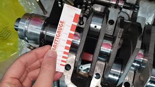 Porsche 996 GT3 M9679 engine rebuild Part 95 Checking bearing clearances [upl. by Lemmor756]