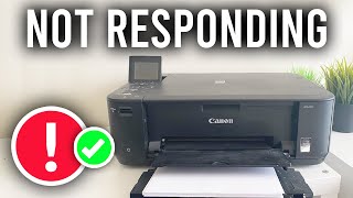 How To Fix Canon Printer Not Responding  Full Guide [upl. by Inoek754]