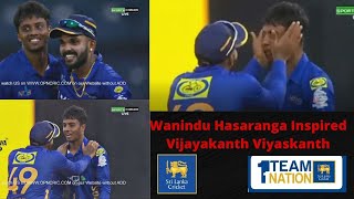 Wanindu Hasaranga Inspired Vijayakanth Viyaskanth  🇱🇰🇱🇰🇱🇰One Team One Nation [upl. by Waverly]