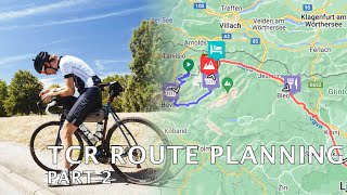 HOW TO PLAN A ROUTE FOR THE TRANSCONTINENTAL RACE Part 2 splitting the route and adding POIscues [upl. by Acimahs]