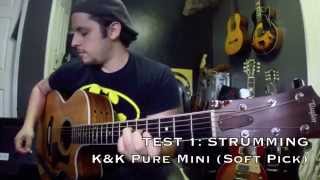 Acoustic Guitar Pickup Comparison KampK Pure Mini vs LR Baggs The Anthem [upl. by Leonore]