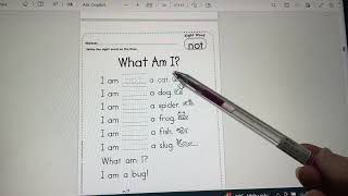 Sight word poetry  Not [upl. by Aicilihp748]