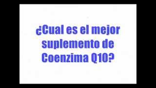 Suplemento COENZIMA Q10  Ubiquinol CoQ10 [upl. by Eniamert]