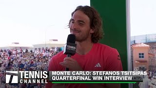 Stefanos Tsitsipas Discusses Impact of Spirituality  Monte Carlo Quarterfinal [upl. by Greenes]